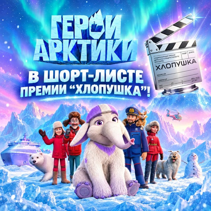 «Герои Арктики» — в шорт-листе премии «Хлопушка»!